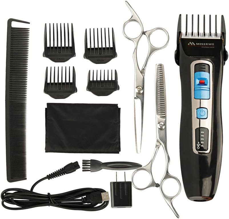 Nose Ear Hair Trimmer,Electric Nose Trimmer Waterproof Facial Trimmer Hair Clippers Trimmers Remover Cleaning System,Cordless Wet/Dry Battery Operated