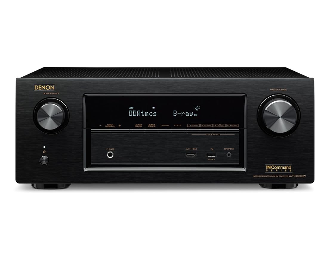 Denon AVR-X3200W-R Refurbished 7.2-Channel network A/V receiver with Bluetooth