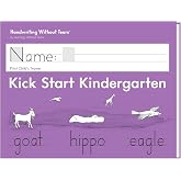 Learning Without Tears Kick Start Kindergarten Workbook, Pre-K/TK, Age 4+ | Begin print handwriting with lessons designed for the child between Pre-K and Kindergarten; classroom, homeschool, tutor, OT