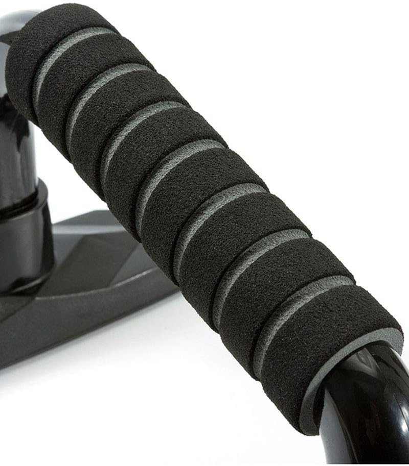 YEAQING Push Up Bars Strength Training Workout Pushup Stands Handles Set with Foam Padded Grips Non Slip Feet for Muscles Chest Exercise Women Men at Home Gym (Black) : Sports & Outdoors