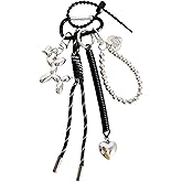 QTMY Cute Puppy Rope Braided Keychain Bag Charms for Handbag Purse Backpack Accessories for Bogg Bag,929