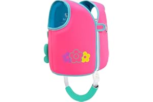 Pottwal Swim Vest for Kids - Swim Jacket for 1-2 Years (24-33LBS) - Buoyancy Aid Made of Neoprene & EPE - with Adjustable Crotch Strap