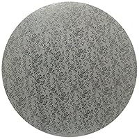 Oasis Supply Round Cake Drum, 20-Inch, Silver Foil