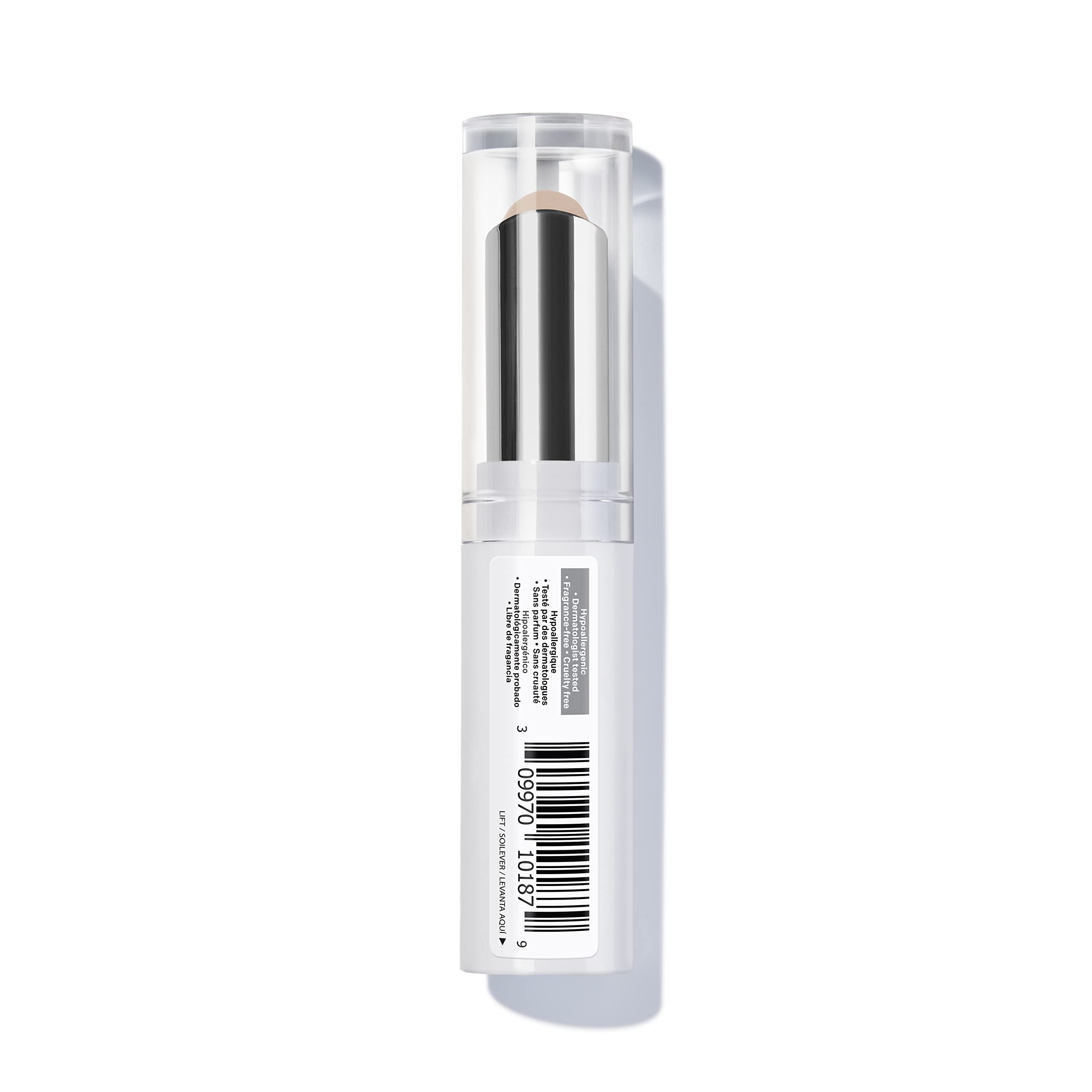 Almay Skin Perfecting Comfort Concealer, Face Makeup, Full Coverage, Natural Looking Finish, Cruelty-Free, Hypoallergenic, Dermatologist Tested, 100 Fair, 1 Count