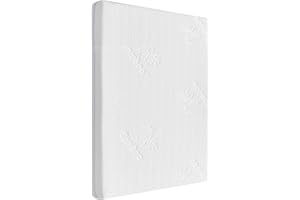 AOHWIDER 36.5x25 Playard Mattress for Trend: 1.5" Thick Dual Sided Gel Memory Foam Bassinet Mattress Fit for Dream On Me Nest/Zodiak/Zoom Portable, Pamo Babe Deluxe and Baby Trend Playard