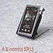 for Astell&Kern A&Norma SR15, Hand Crafted Miter PU Leather Case Cover [Patented Stand Case] A & Norma SR 15 Case (Light Black)