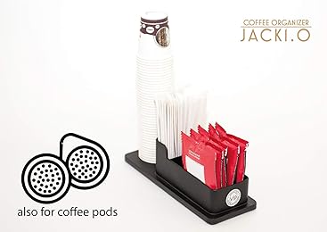 Porta Cialda Per Caff&egrave; In Tessuto - Color Rosa, Con Palette E Zucchero