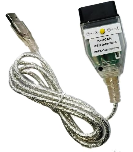 Aidixuntool DCAN Cable K+DCAN Cable Compatible for BMW E Serials