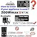 (200 Watts Max) 200 Watts Step Down Voltage Converter,DIKOO 200W Step Down 220V to 110V Automatic Transformer International Travel Adapter to 220V Countries Ideal for Laptops, Cameras, Phones, iPads
