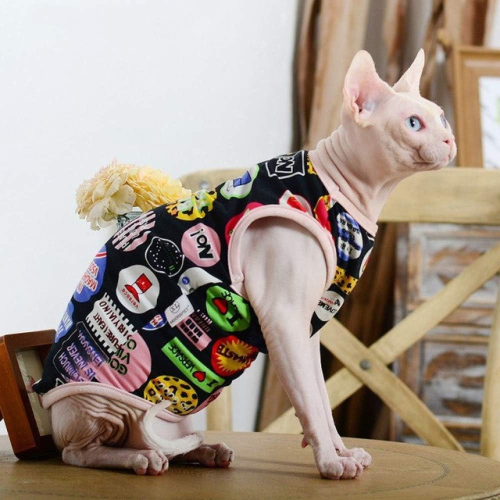 Amazon スフィンクス無毛猫服ショートベスト猫服夏と秋の薄いベスト Xiangen 服 アクセサリー 通販