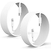 2 Pack USB C to Lightning Cable for Apple iPhone 14/13/12 Fast Charger Cord 10 feet [Apple MFi Certified],Type C to Lightning