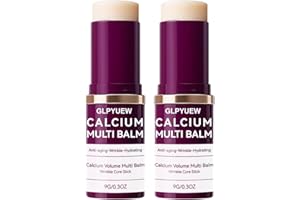 GLPYUEW Cemenrete Calcium Multi Balm, Korean Collagen Moisturing Stick,Calcium Volume Multi Balm, Wrinkle Core Stick, cemenrete calcium multi balm anti-aging, sagging, wrinkles (Pack of 2)