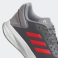 adidas Men's Duramo 10 Running Shoe, Grey/Vivid
