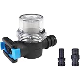 1/2" Male QEST. / 1/2" Hose Barb Quad Port Inlet Water Strainer (Filter) for Quad Water System Pump