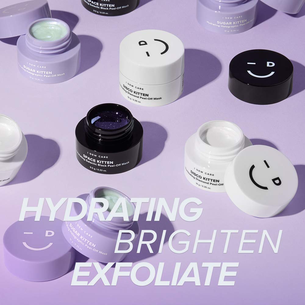 I DEW CARE Mini Meow Trio | Peel Off Face Mask Set: Hydrating Mask, Illuminating Mask, Exfoliating Mask | Korean Skincare, Facial Treatment, Cruelty-free, Gluten-free, Paraben-free : Beauty