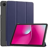 Case for T-Mobile REVVL TAB 2 10.1 Inch Tablet &ndash; PU Leather+PC Protective Cover with Folding Stand, Auto Sleep/Wake, Slim Lightweight,Shockproof Case (Dark Blue)