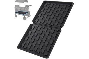 Upifen All Weather Mat for Wagon W4 Accessory - Compatible with Wonderfold Stroller Wagons W4, Silicone Floor Mat Protect Wagon W4 from Sand, Dirt, and Water