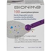 Bionime GL300 Sterile Lancets for Home Use (Pack of 100)