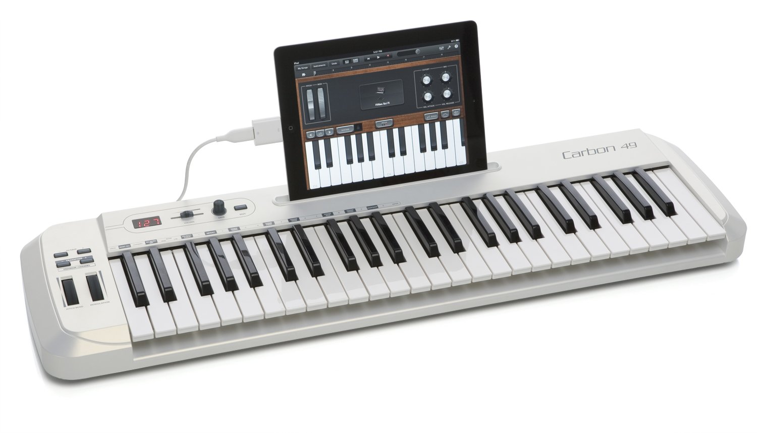 Samson Carbon 49 Clavier de contrôle USB/MIDI 49 touches avec logiciel