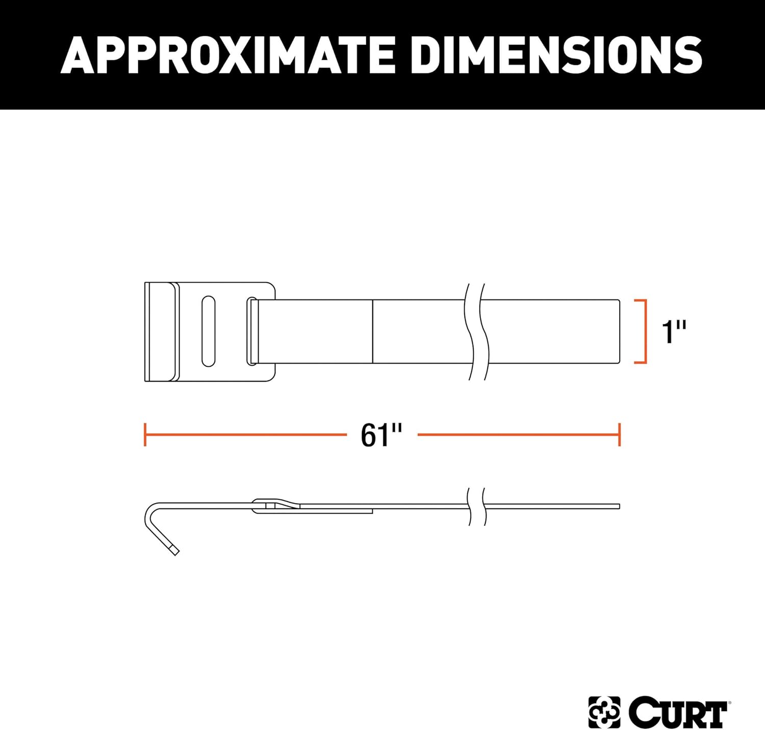 CURT 18050 61-Inch Bike Rack Support Strap: Automotive