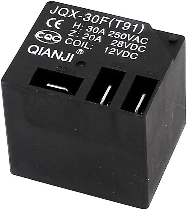 IIVVERR JQX-30F DC 12V Coil 5 Terminal PCB Type Mini Power Relays (JQX ...