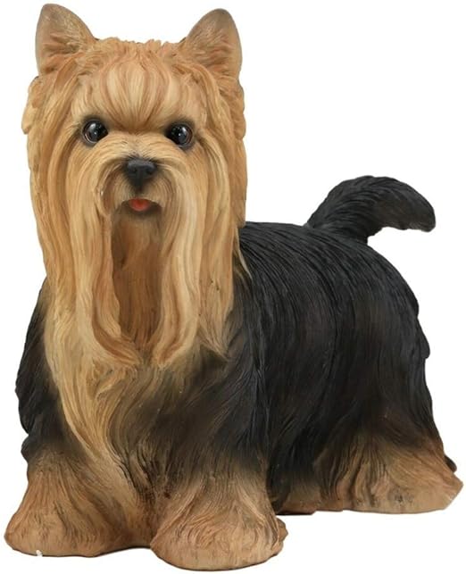 Amazon Com Ky Co Yk Long Haired Yorkie Statue 11 5 L Pet Pal