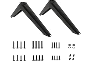 UINEHIOT Adjustable TV Stand Legs for TCL Roku TV 28in 32in 40in 43in 49in 50in 55in 60in 65in 32S305 32S301 32S303 40S355 40S325 43S425 43S431 50S431 50S435 55S425 65S433 65S555, Compact TV Riser for Bedroom