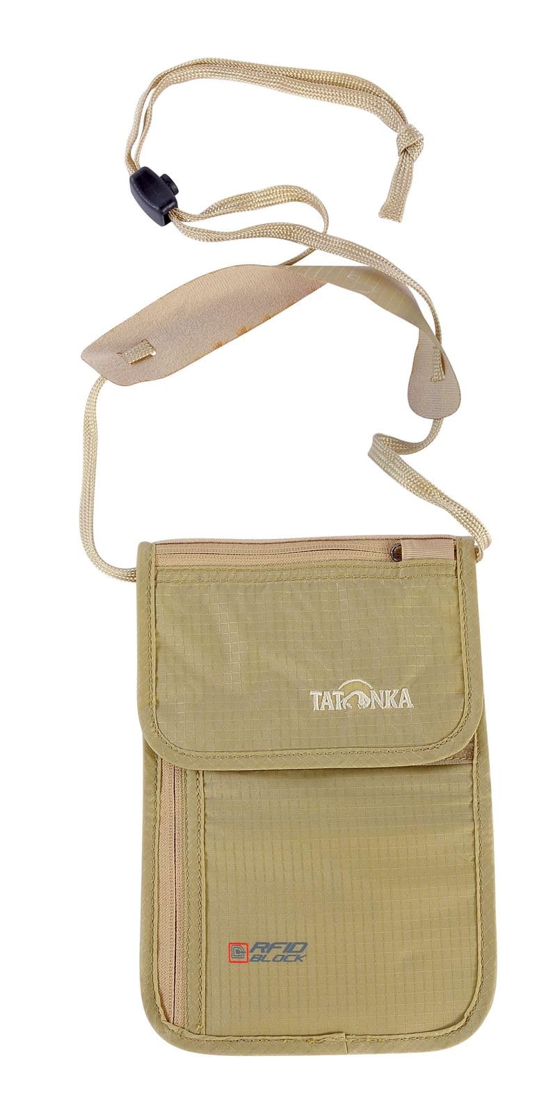 Tatonka Unisex_Adult Geldaufbewahrung Skin Neck Pouch RFID B Storage, Natural, 19 x 13 x 1 cm