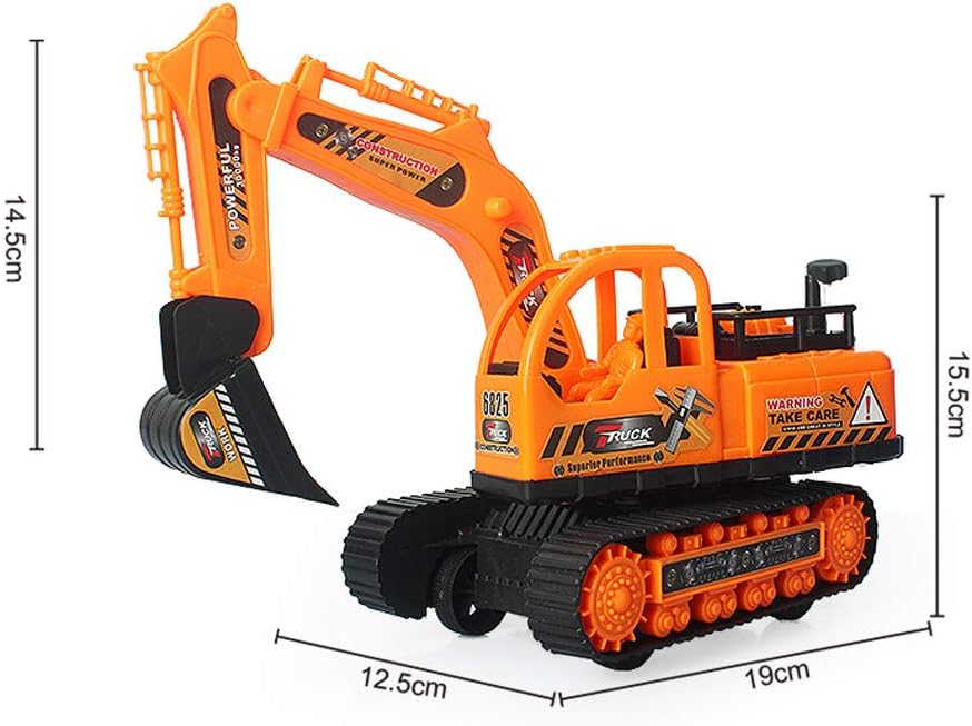 orange excavator toy