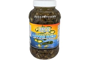 Jay's Choice Jalapeno Pepper Slices 3.78 Lt (Pack of 4), Sliced Peppers for Topping