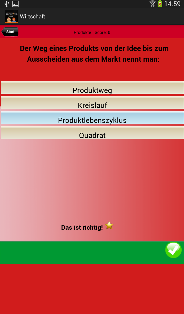 Wirtschaft und Finanzen Quiz