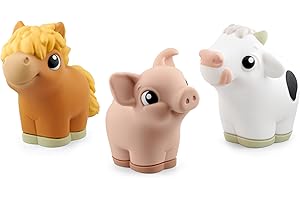 Tonies My First Farm Set - Cow, Pig and Horse Soft and Squeezable Audio Toy Figurines
