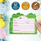 OFFCUP Kids Football Party Invitations - 20 Pack Birthday Cards for Boys Girls view 3
