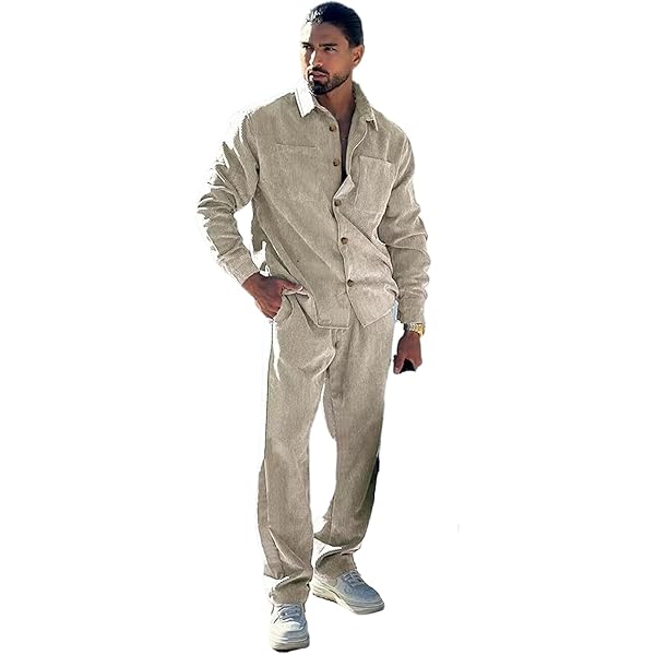 つくねON Core Jacket & Pants セット メンズS Amazon.com: crazynekos Mens Corduroy Sets 2 Piece Outfits
