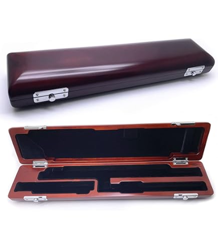 Amazon.com: Jiayouy B Foot Joint Flute Case 17 Hole flute Bag Box