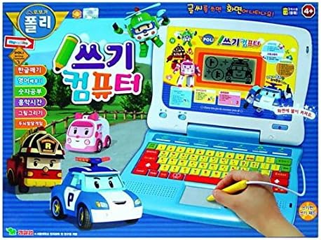 Robocar Poli Bilingual Educational Writing and Learning Toy Laptop for Kids