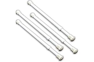 JOHNSON SMITH CO. Set of 4 Window Secuirty Bar Locks onto Frame - Sturdy Steel adj 17-29 in