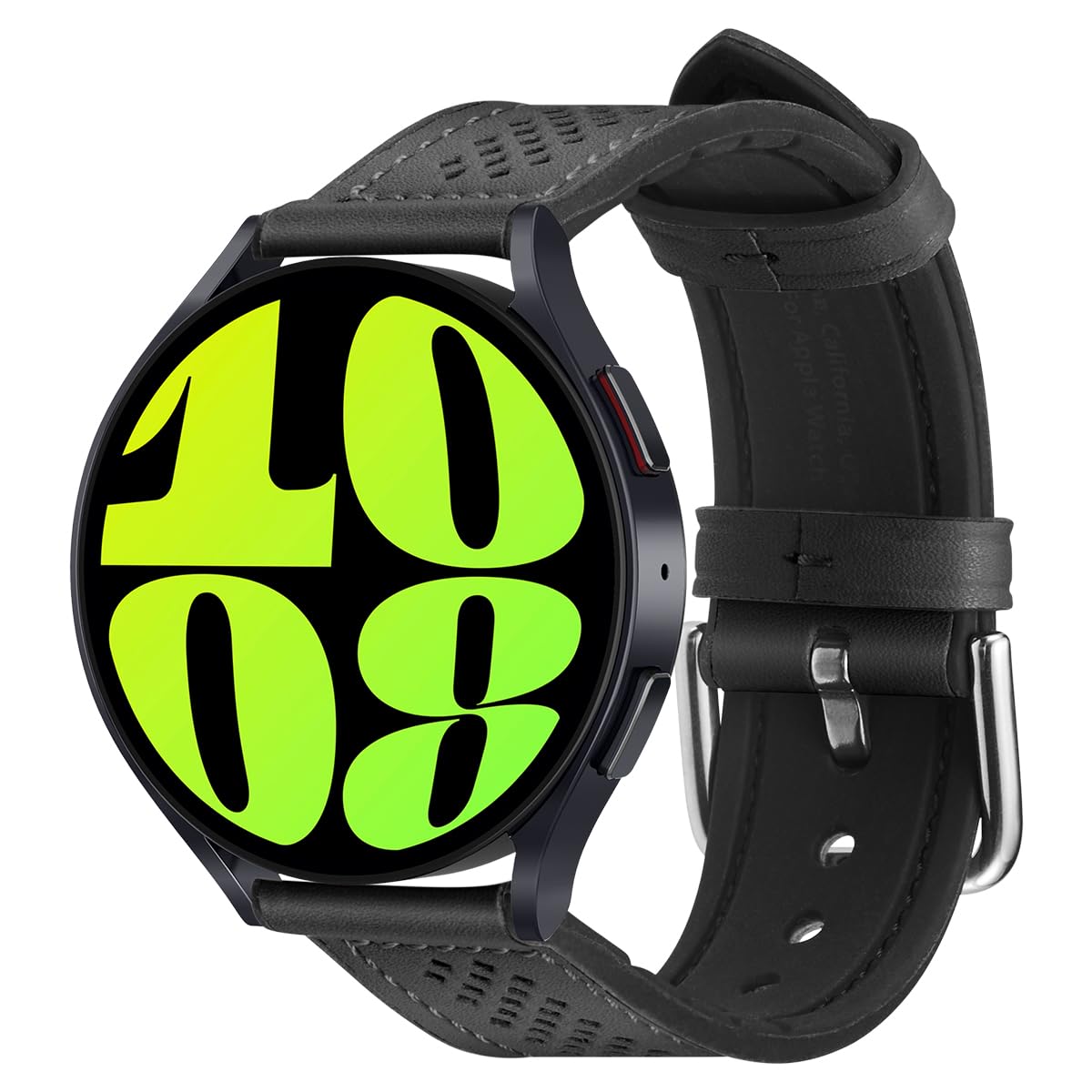 Spigen Retro Fit Designed for Galaxy Watch 4 Strap 44mm/40mm, Galaxy Watch 4 Classic Strap 46mm/42mm, Galaxy Watch 3 Strap 41mm, Galaxy Watch Active Strap - Black