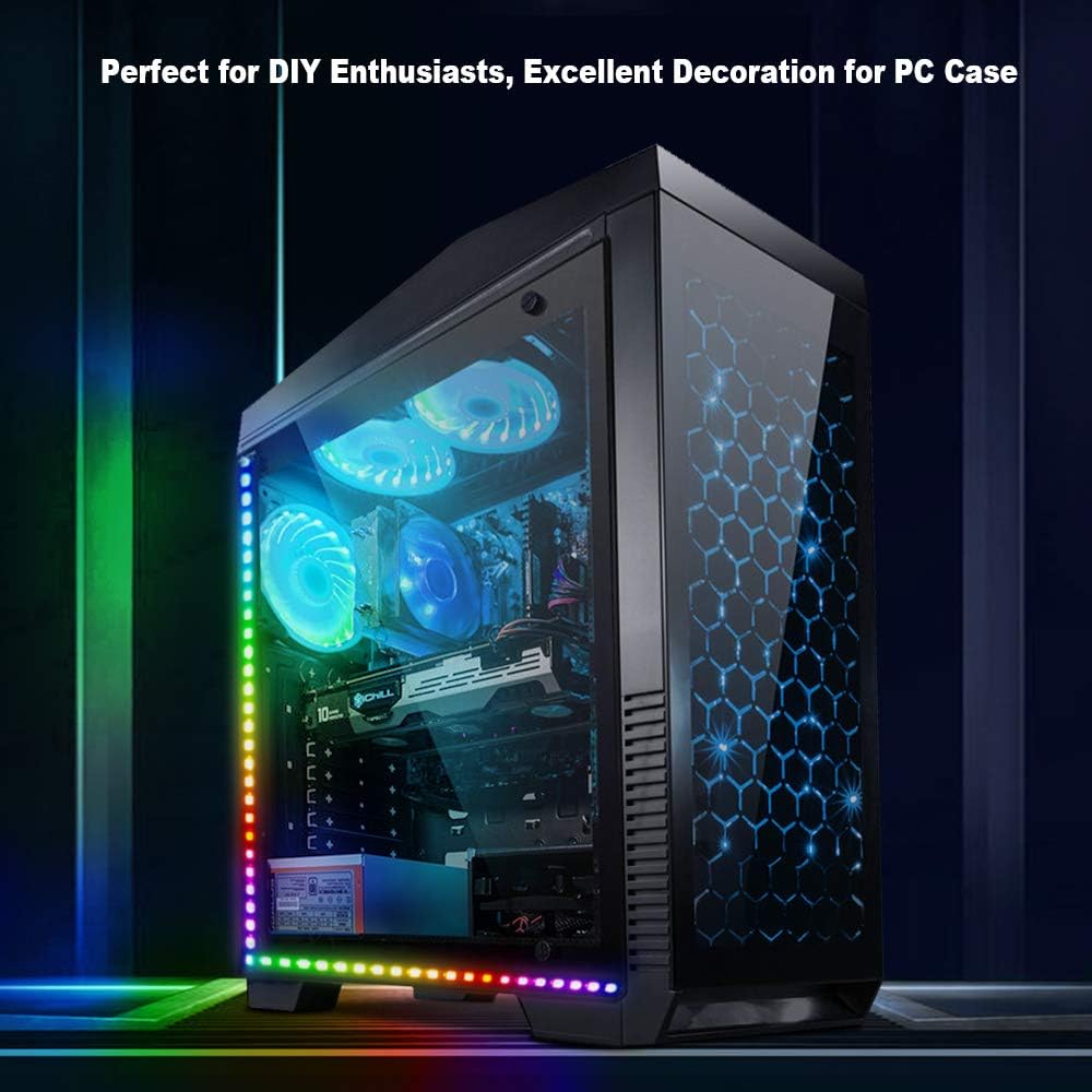 J&D Addressable PC RGB LED Strip Lights - Image 5