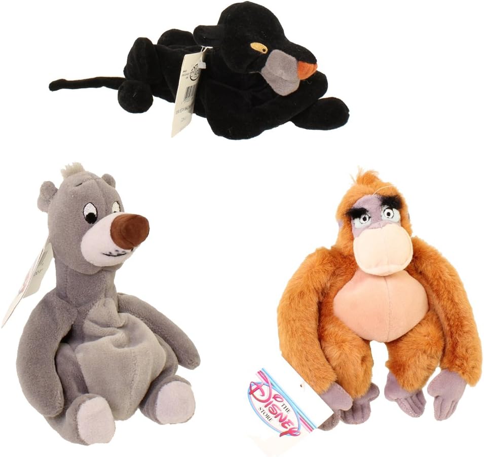 Amazon Com Disney Jungle Book Set Of 8 Plush Bean Bags With King
