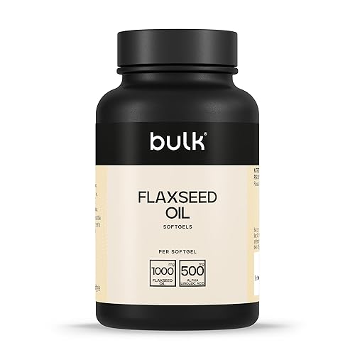 Bulk Flaxseed Oil Softgels, 3000 mg Per Serving, Omega 3 6 9, Pack of 90, 30 Servings, Packaging May Vary