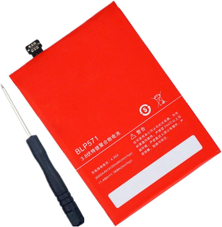 Civhomy Replacement BLP571 3100mAh Battery for ONEPLUS ONE 1+ A0001 3.8V + Free Tool