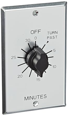 Nsi Industries Tork C530m In Wall Spring Wound 30 Minute Commercial Grade Mechanical Interval Timer Switch For Fans Hvac Whirlpools Motors And