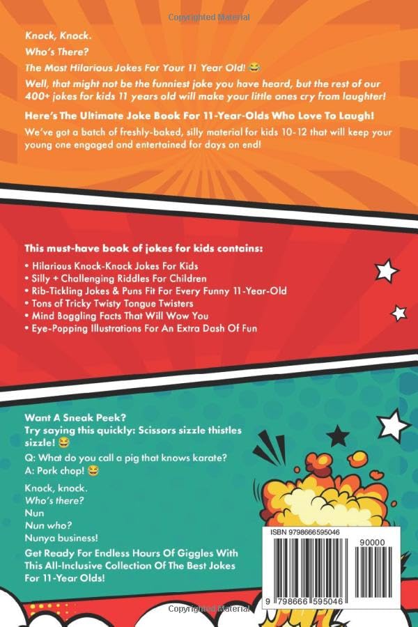 Hilarious Jokes For 11 Year Old Kids