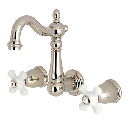 Kingston Brass Ks1226px Heritage 8 Center Wall Mount Vessel Sink