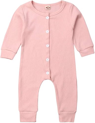 pink long sleeve jumpsuit