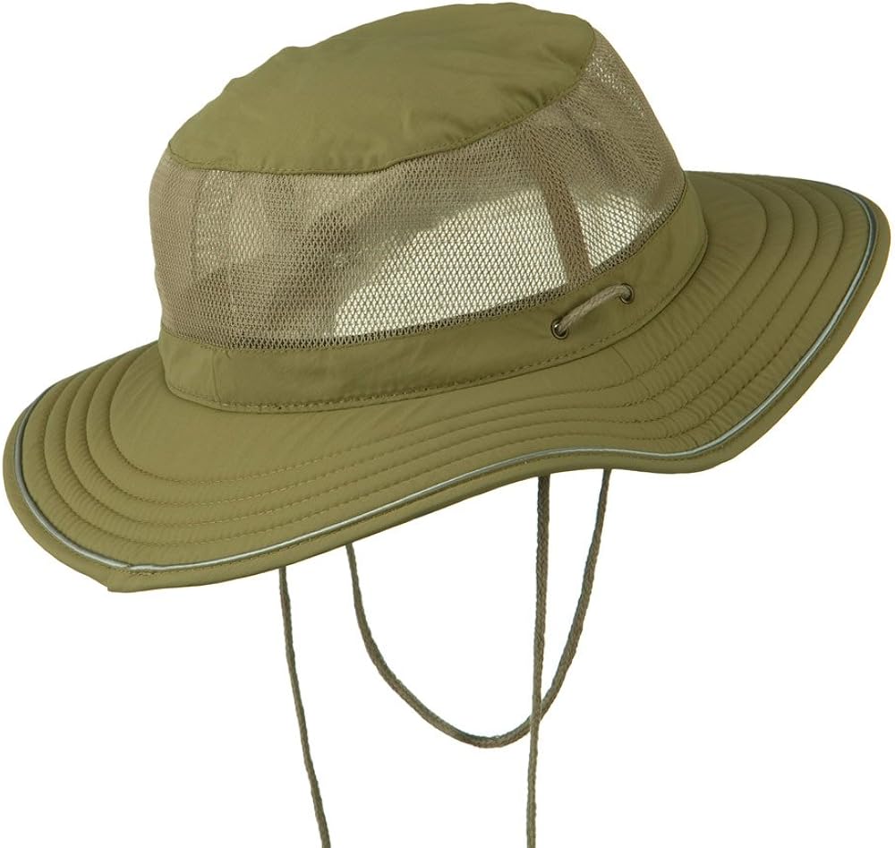 e4Hats Big Size Talson UV Mesh Bucket Hat at  Women’s Clothing store