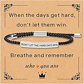 FAOYUDAWEI Tube Motivational Bracelet for Women Men, Remember Who Be Kind Of A Stainless Steel Adjustable Best Friends Teens Inspirational Braided Christmas Birthday Gifts Jewelry