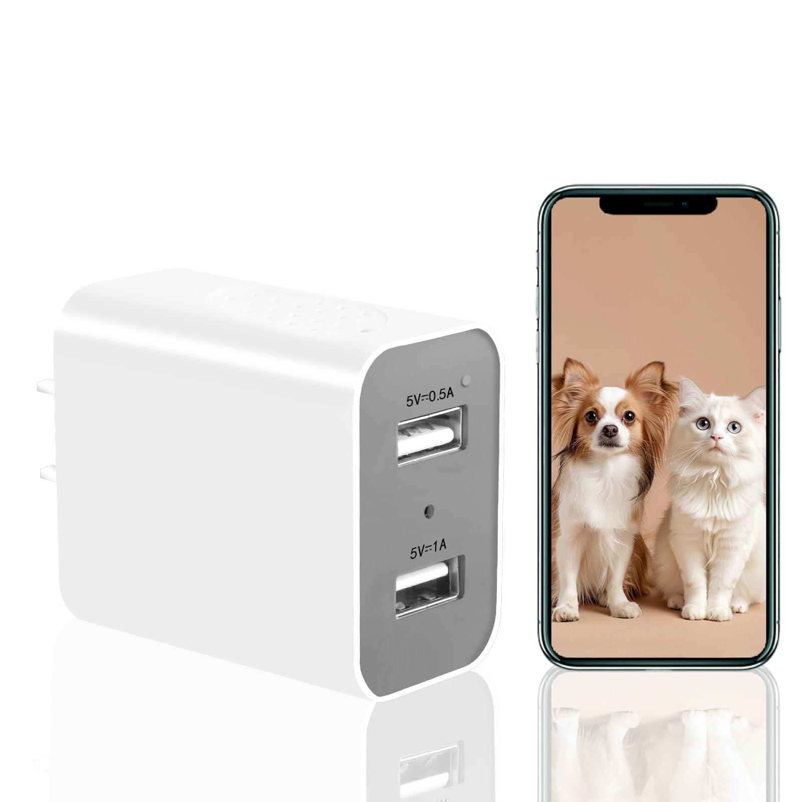 Photo 1 of TOQI FHD 1080P Camera, Security Wall Outlet for Baby/Elder/Dog/Pet,Indoor Home Camer a with Phone app,24/7 SD Card Storage,Hidden Camera Works with iOS&Android (Camera-WH)