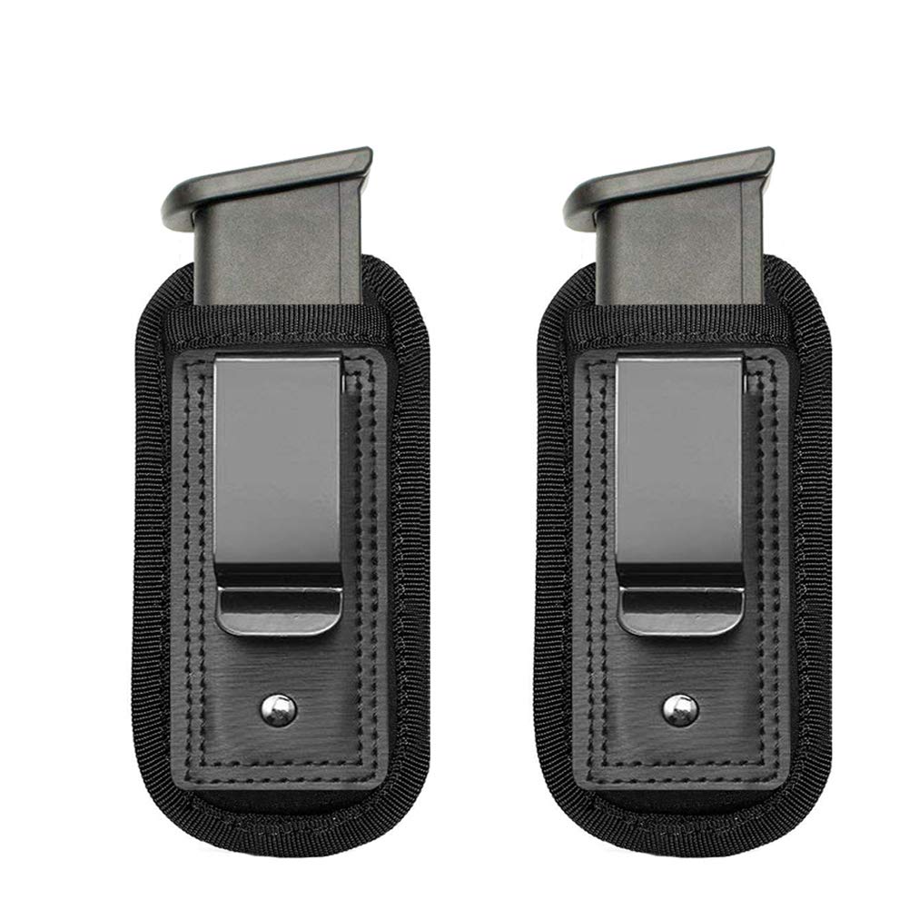 2 Magazine Holster Holders Single Double Stack For 9mm Glock Pistol
